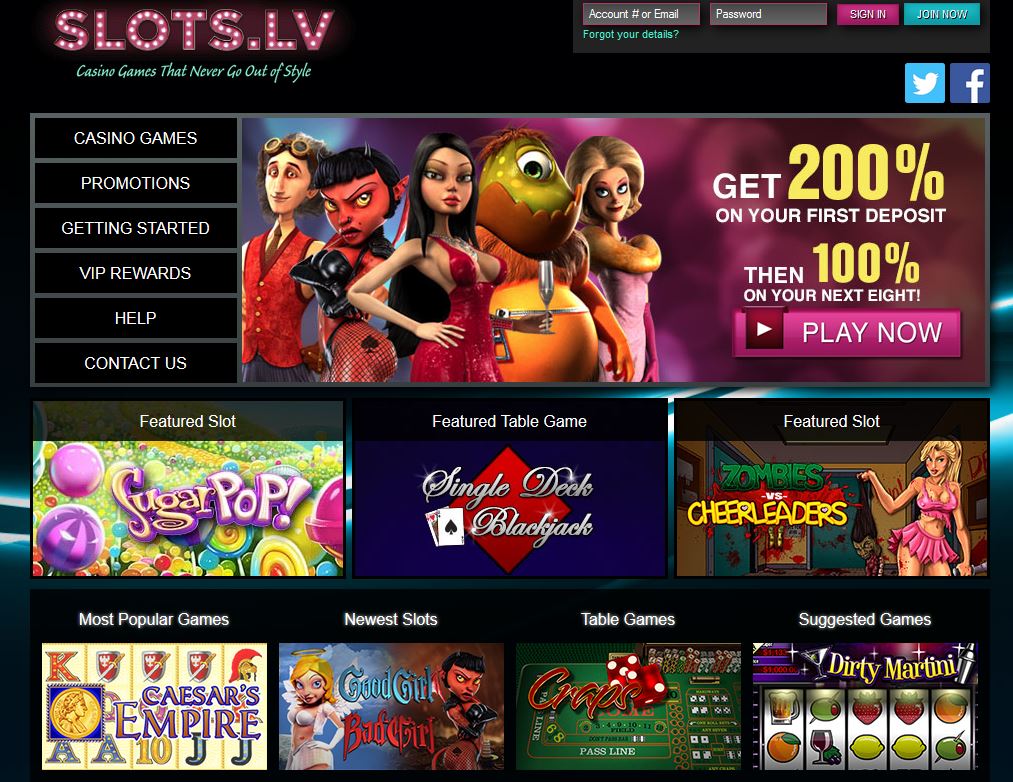 Slots.lv Screenshot
